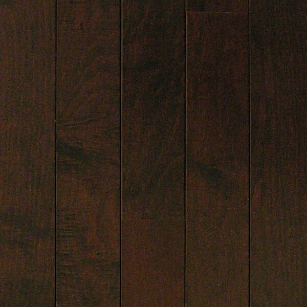 Millstead Take Home Sample - Maple Chocolate Engineered Hardwood Flooring - 5 in. x 7 in.