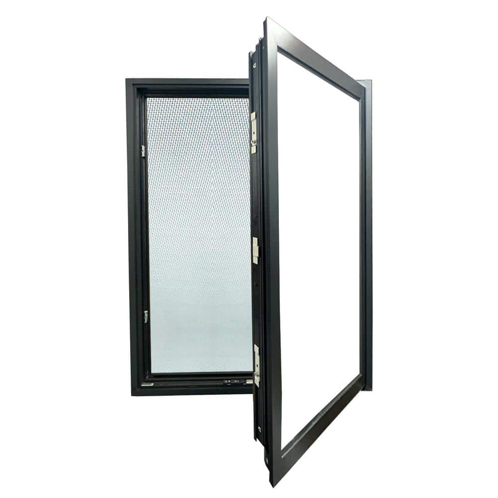 TEZA DOORS 36 in. x 42 in. Casement Right-Handed Outswing Low-E Double ...