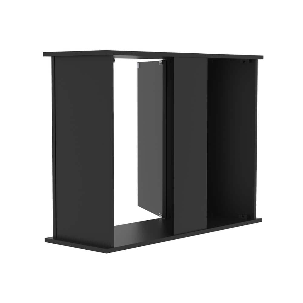 Black MDF Aquarium Stand with Center Panel Door