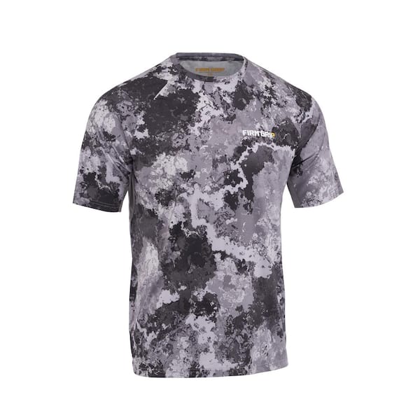 FIRM GRIP Men's XX-Large Veil Tac Gray Performance Short Sleeved Shirt