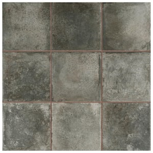 Kings Etna Nero 13-1/8 in. x 13-1/8 in. Ceramic Floor and Wall Tile (12.2 sq. ft./Case)