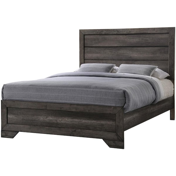 Hanover Bramble Hill 5-Piece Weathered Gray Bedroom Furniture Set with  Queen-Size Bed Frame HBR016A5K1-WG - The Home Depot