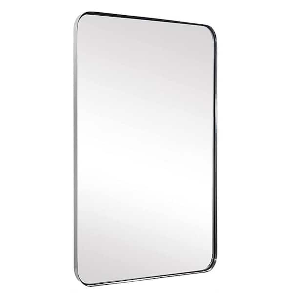 ANDY STAR 28 in. W x 1.00 in. H Rectangular Hanging Vanity Mirror
