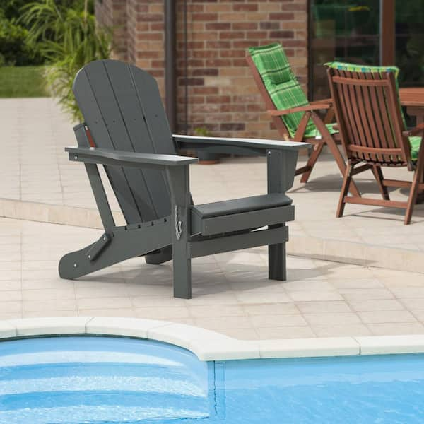 Grey resin adirondack online chairs