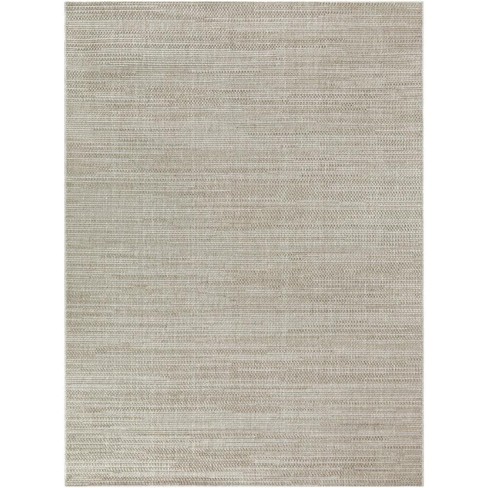 7'10" x 10' Renwick Textured Rectangular Indoor/Outdoor Rug Beige - Balta Rugs: Machine Made, Stain-Resistant, OEKO-TEX Certified