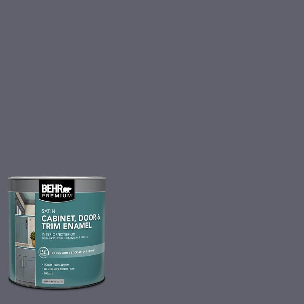 1 qt. #N540-6 Script Ink Satin Enamel Interior/Exterior Cabinet, Door & Trim Paint price history on PriceWatchPro