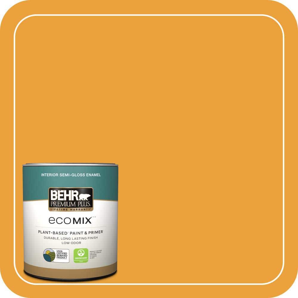 1 qt. Home Decorators #HDC-FL14-5 Gilded Leaves Semi-Gloss Enamel EcoMix Plant-Based Interior Paint & Primer price history on PriceWatchPro