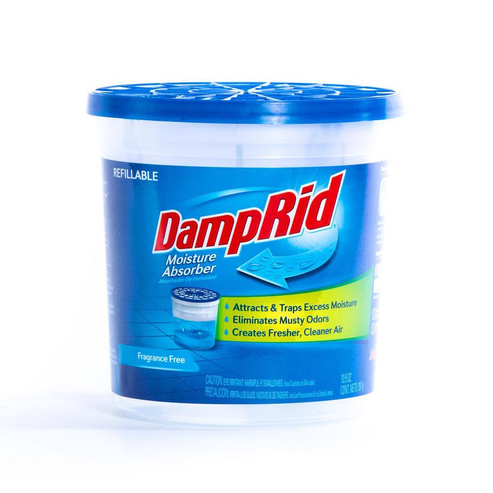 UPC 075919000069 product image for DampRid 10.5 oz. Fragrance Free Refillable Moisture Absorber, White | upcitemdb.com