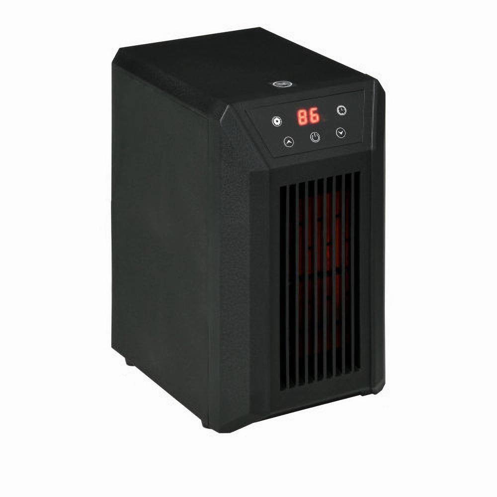 13.5 in. 5115 BTU Portable Electric Infrared Quartz Heater with Thermostat,