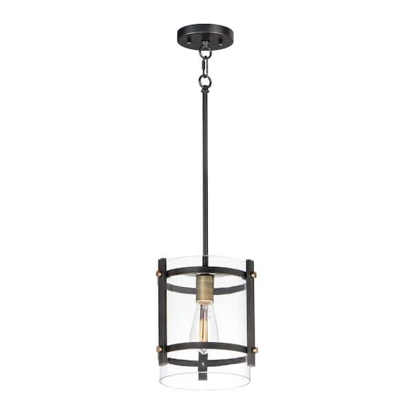 Maxim Lighting Capitol 1-Light Black Pendant Light