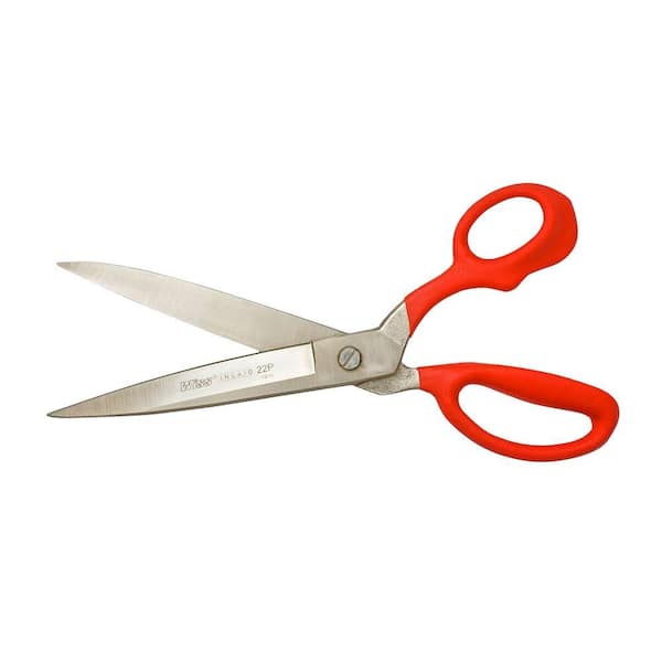 Crescent Wiss 12.5 in. Heavy Duty Upholstery and Fabric Industrial Shears with  Cushion Grip