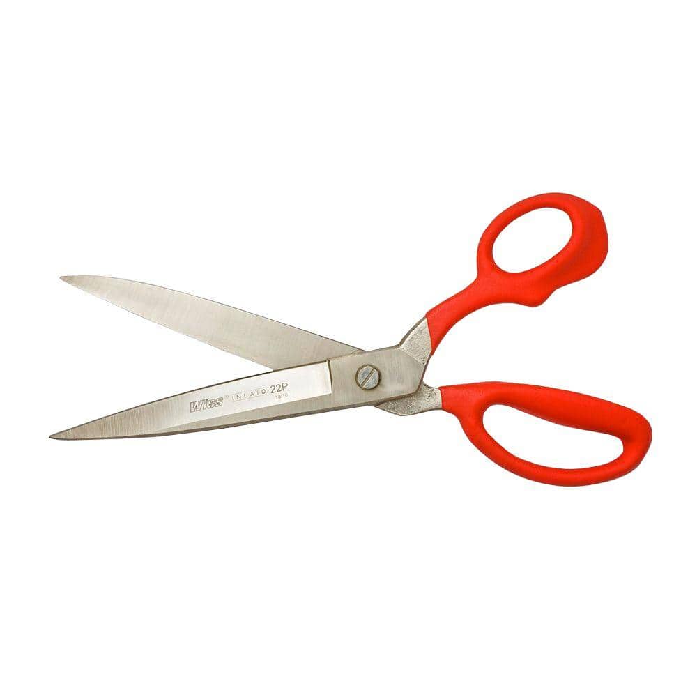 Wiss 8-1/2 in. Serrated Blade Belt and Leather Cutting Scissors and Pouch  W8BLT - The Home Depot