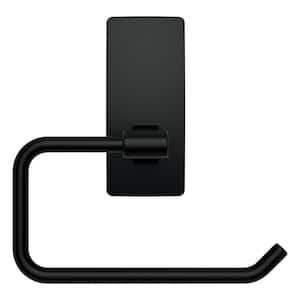 Wall Mounted Toilet Paper Holder in Matte Black