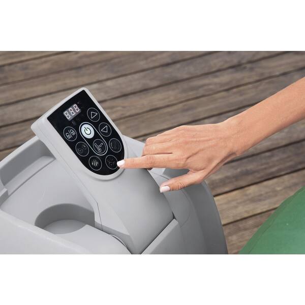 Coleman SaluSpa 6-Person Inflatable Hot Tub, Green 90363E-BW-WMT - The Home  Depot