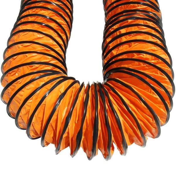 Fully Stretched 6-Inch by 25-Feet Rubber-Cal Air Ventilator Black Ventilation Duct Hose Fully Stretched 6-Inch by 25-Feet Rubber-Cal Air Ventilator Black Ventilation Duct Hose