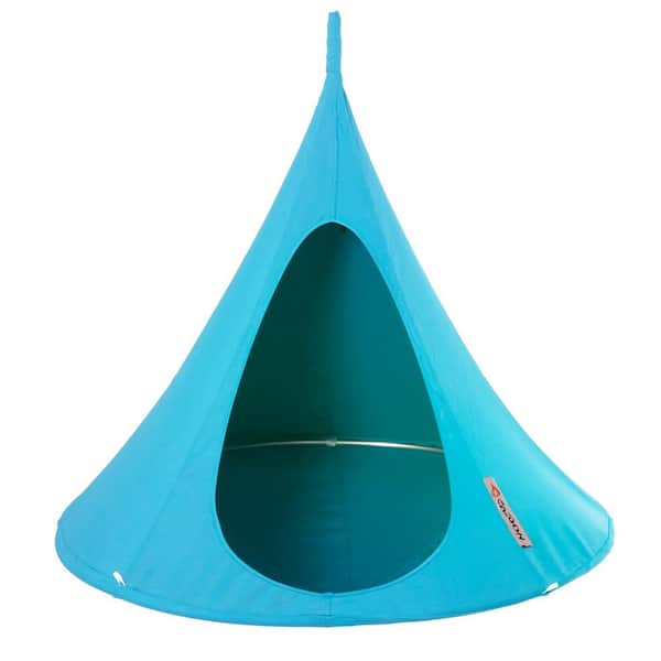 Vivere Cacoon 6 ft. Hanging Nest in Turquoise