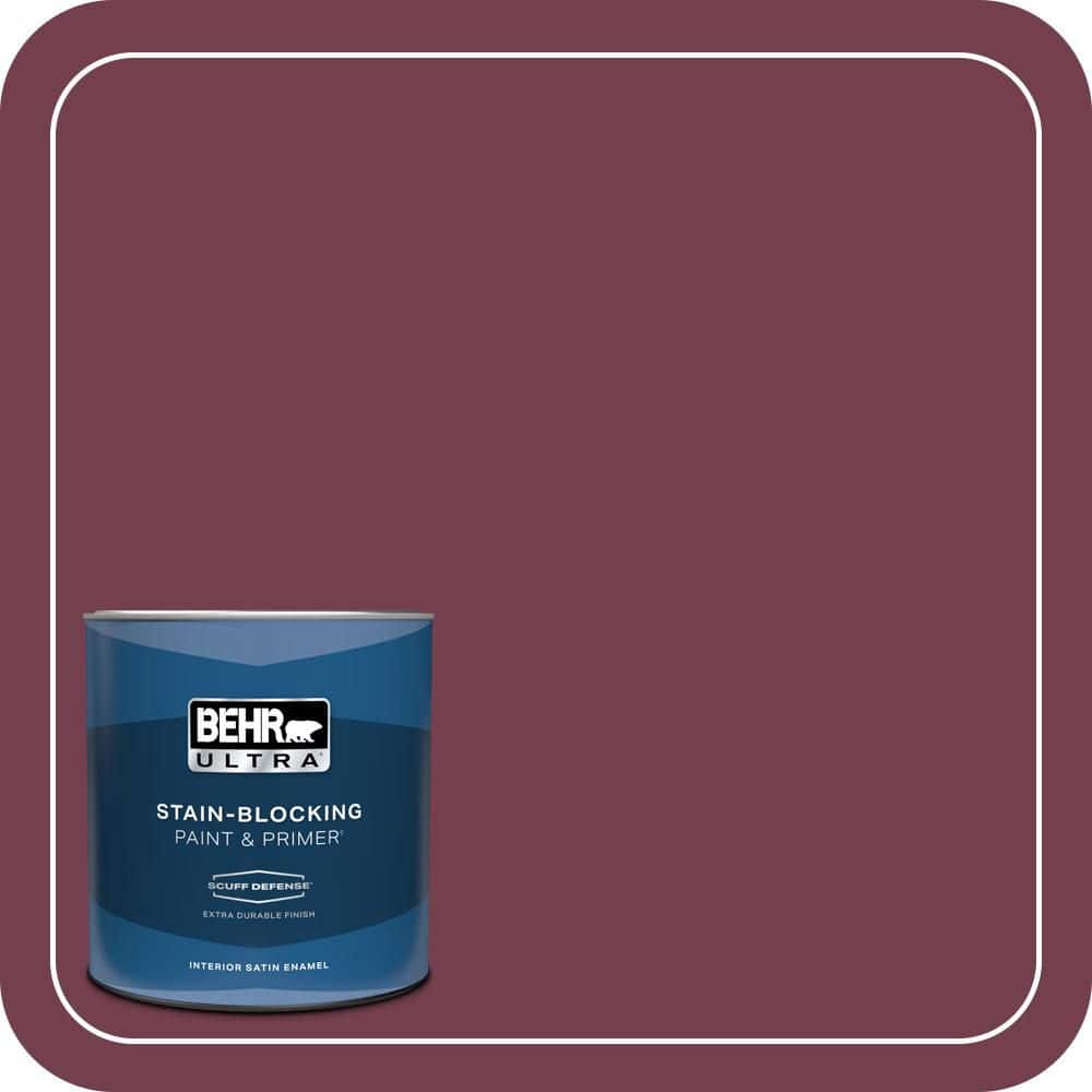 1 qt. #T11-4 Blood Rose Extra Durable Satin Enamel Interior Paint & Primer price history on PriceWatchPro
