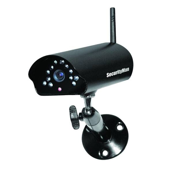 SecurityMan Digital Wireless Standard Surveillance Camera with Night Vision and Audio for DigiAir Watch and LCD DVR Series