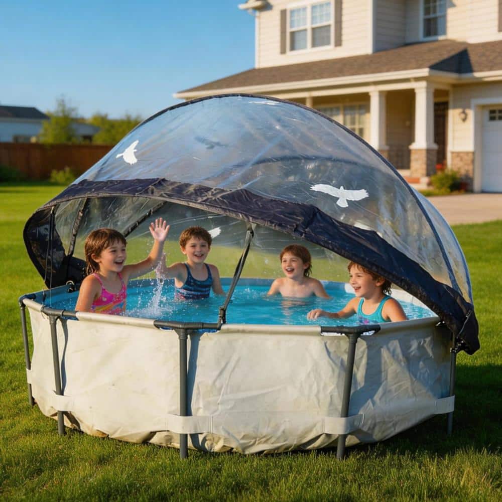 15 ft. Round All-Weather Pool Dome Cover with UV Protection & Heat Retention for Outdoor Above-Ground Pools price history on PriceWatchPro