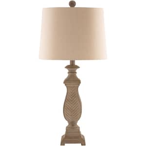 Dumont 28 in. Brown Indoor Table Lamp