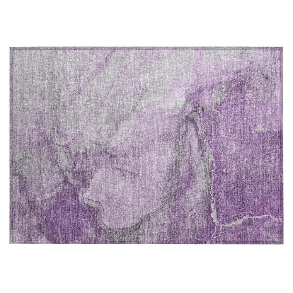 Lilac 2 ft. x 3 ft. Woven Abstract Polyester Rectangle Indoor/Outdoor Area Rug price history on PriceWatchPro