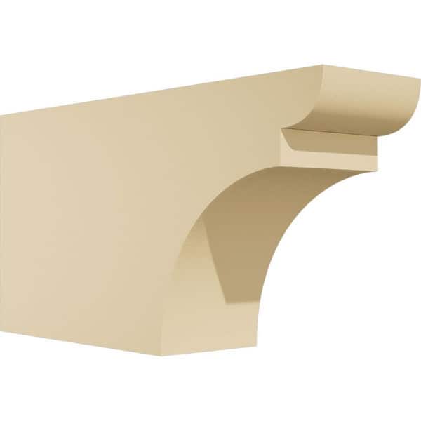 Ekena Millwork Standard Yorktown 4 in. W x 8 in. H x 16 in. D Polyurethane Rafter Tail Outlooker
