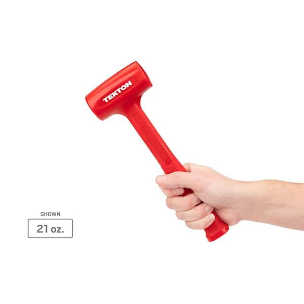 TEKTON 13, 21, 39 oz. Dead Blow Hammer Set (3-Piece