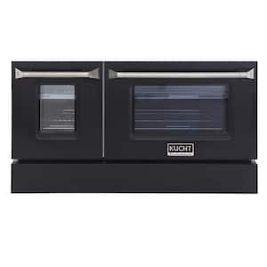 Oven Door and Kick-Plate 48 in. Black Color for KNG481 (Large and Small Ovens)