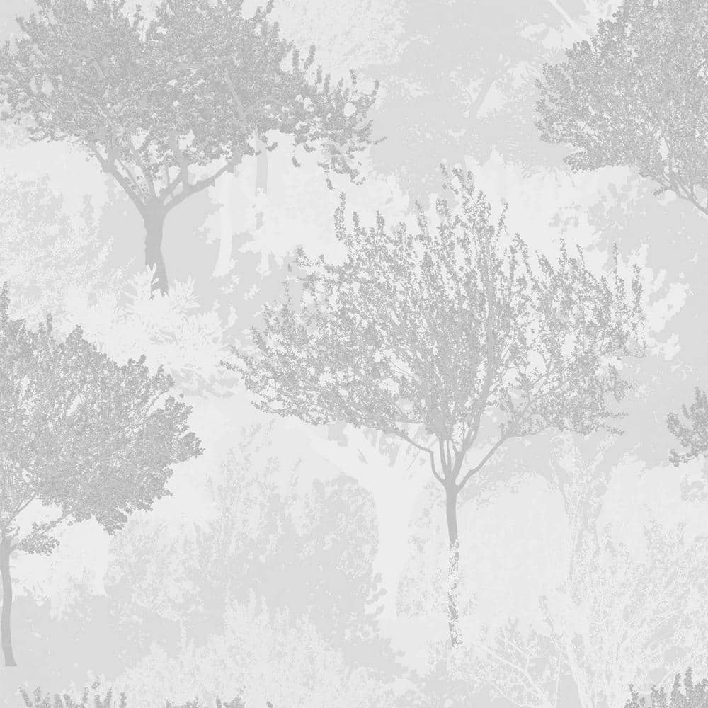 Superfresco Easy Birch Silver Removable Wallpaper Sample 11870594 The