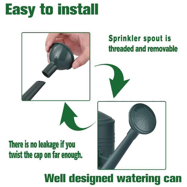 4-Pack Watering Can Sprinkler Heads - Threaded Replacement Nozzles For Indoor & Outdoor Plants