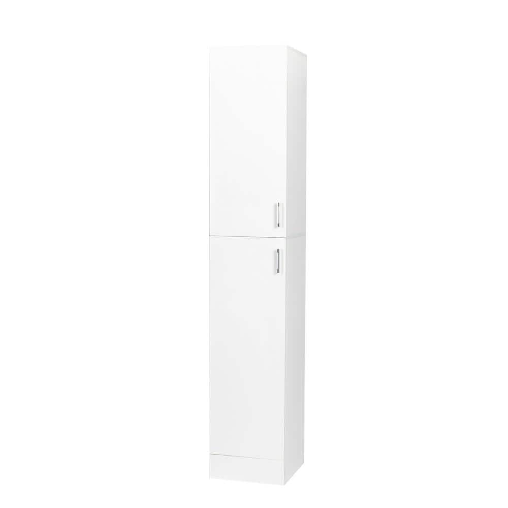 74.8 in. Freestanding Cabinet with In-Adjustable Shelves and 2-Doors for Ki