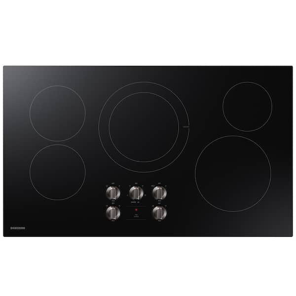 Samsung 36 in. Radiant Electric Cooktop in Black with 5-Elements