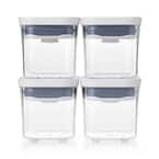 OXO Good Grips 1.1 qt. Small Square Short POP Container with Airtight Lids  (3-Pack) 11236200 - The Home Depot