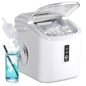 ICE CUBE❗️ SIMZLIFE 8.74 in. 26.5lb./24H Bullet Ice Countertop Portable