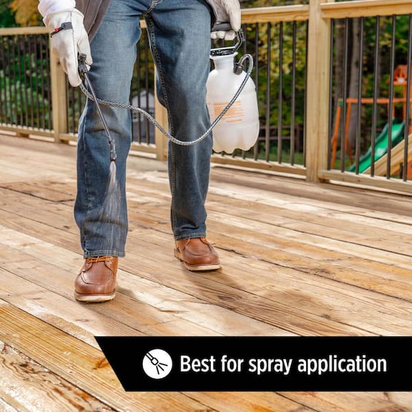 WaterGuard 1 gal. Clear Exterior Waterproofing Wood Sealer