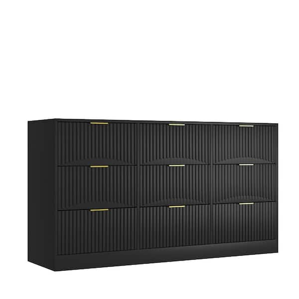 black dresser with deep drawers Little Seeds Aster 6-Drawer , True White For more product available UOI Black 9 Drawer Dresser,