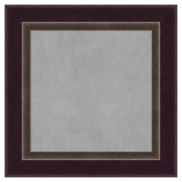 Amanti Art Signore Bronze 16 in. x 16 in. Framed Magnetic Board