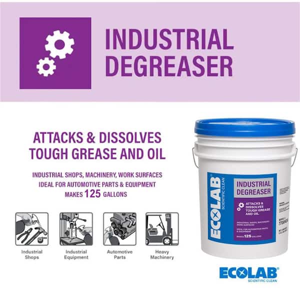 ECOLAB Heavy Duty Industrial Degreaser Concentrate - 4 Pc. 1 Gal. Each