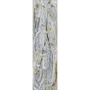 Copeland Storm 2 ft. 3 in. x 7 ft. 6 in. Abstract Runner Rug