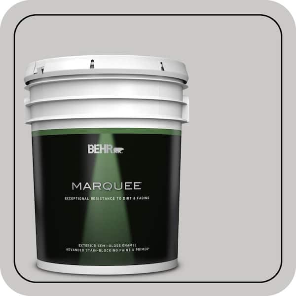 BEHR MARQUEE 5 gal. #790E-2 Gentle Rain Semi-Gloss Enamel Exterior Paint & Primer