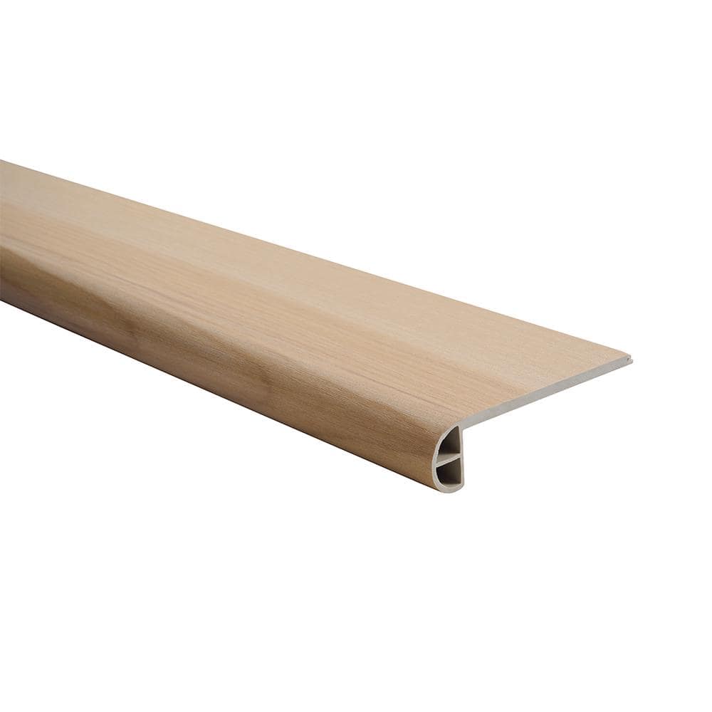 French Oak Fortuna 0.98 in. T x 4.53 in. W x 94.48 in. L Vinyl Flush Stair Nose Molding-Designed for 6. 5 mm Plank price history on PriceWatchPro