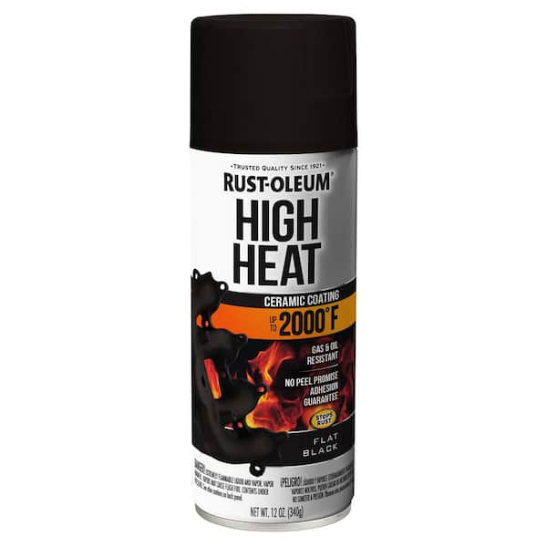 JBC Hi-Heat Flat Black Spray Paint Qty (12), NWIM