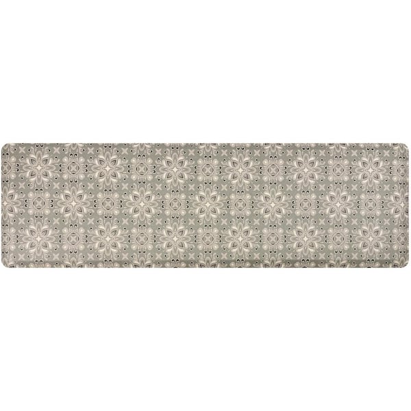 Sole Comfort Anti-Fatigue Mat, Boho Medallions : Misty 22" x 72"