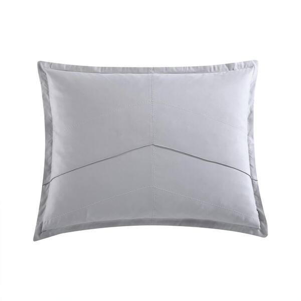 Nolan Washed Microfiber Comforter Set in Grey - Wonderhome
