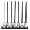 Husky 3/8 in. Drive SAE Long Ball Hex Bit Socket Set (7-Piece) H3DSAELBBS7PCN