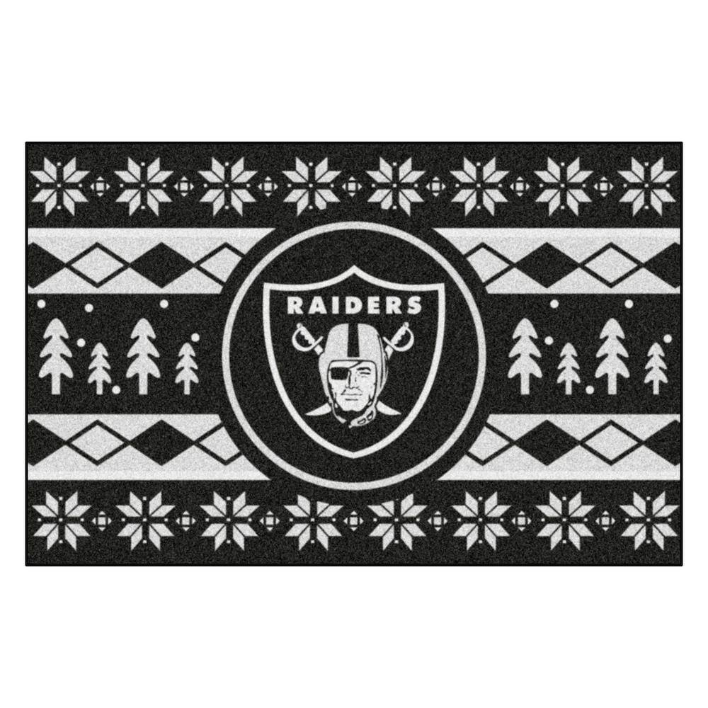 Las Vegas Raiders Holiday Sweater Black 