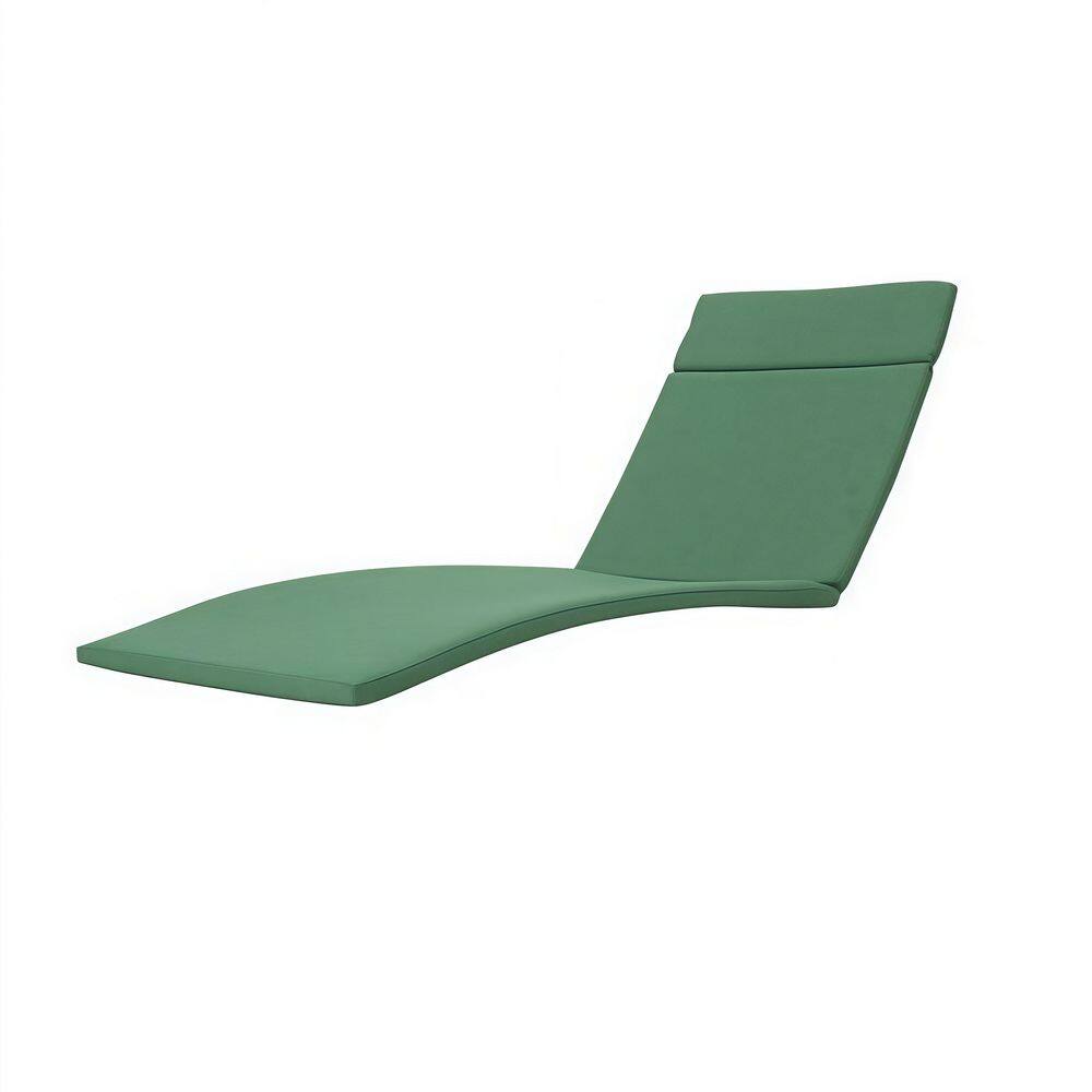 SALEM 27.50 in.W x 1.50 in. H x 79.25 in. L Water-Resistant 2-Piece Outdoor Chaise Lounge Cushion, Army Green price history on PriceWatchPro