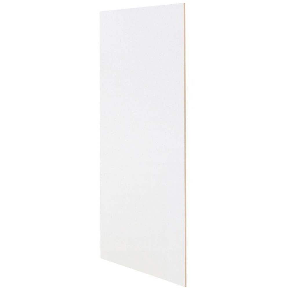 Hampton Bay 12 in. W x 30 in. H Matching Wall Cabinet End Panel in Satin White (2-Pack) -  KAS1230-SW