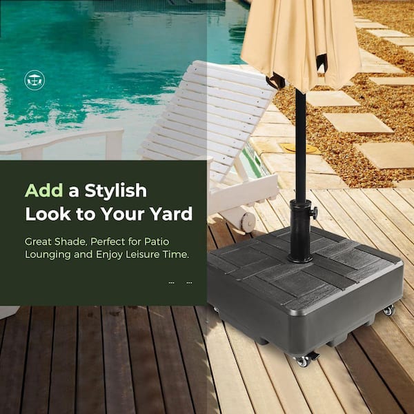 large black and white patio umbrella Elita UV Resistant Auto Tilt Black/White JanSport Move Sling wanderlust bag Air vent on top Size:SCPS60MLF2 - 6'0