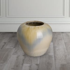 19 in. Wide Falling Rain Ceramic Vase
